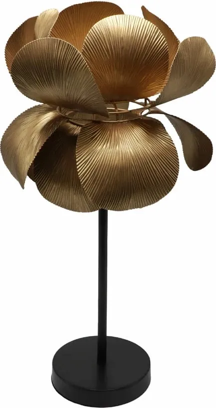Llambë tavoline BLOSSOM, metal, ngjyrë ari-kafe, 30x30x67cm - 1