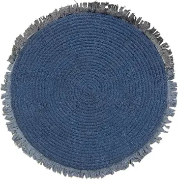 Ndamës tavoline REEF, pambuk-poliester, blu, 30x30cm