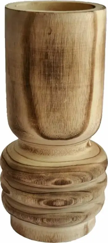 Vazo druri Kengo, natyrale, 16x16x34 cm