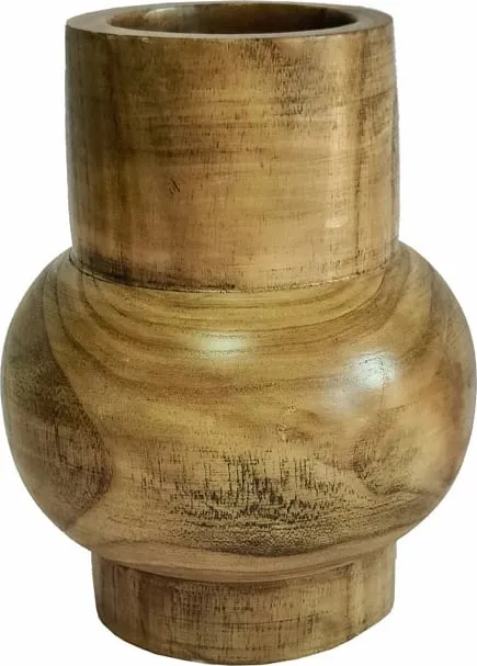 Vazo druri Cedar, ngjyrë kafe, 21x21x27 cm - 1