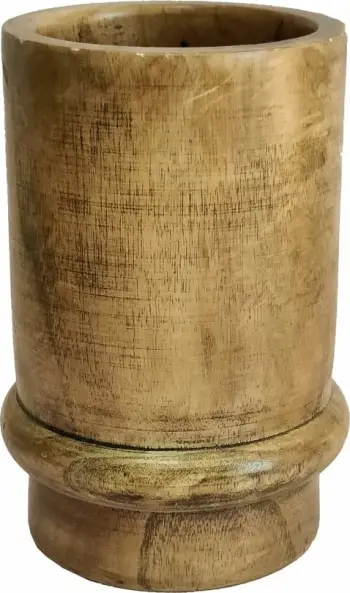 Vazo druri Cedar, ngjyrë kafe, 21x21x29cm