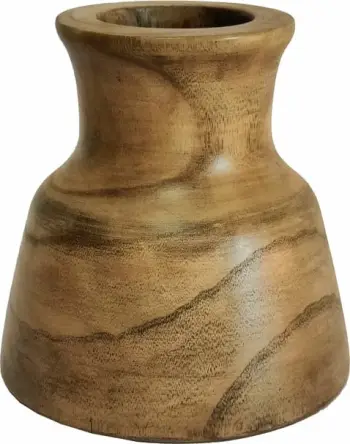 Vazo druri Cedar, 22x22x22, ngjyrë kafe