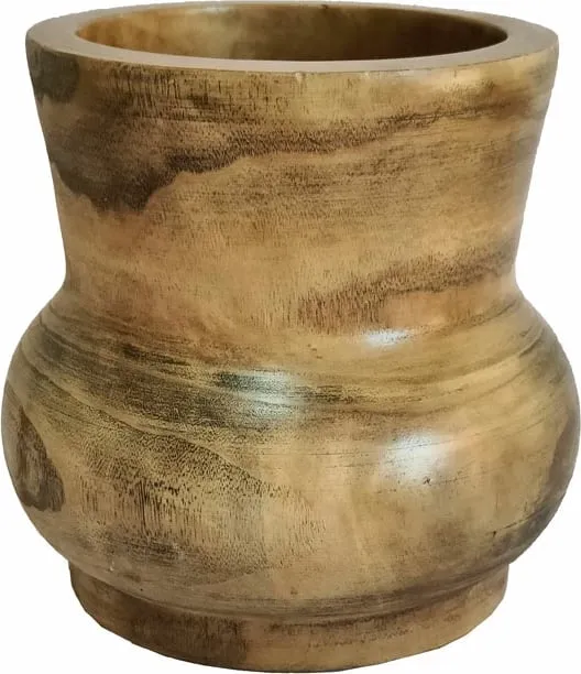 Vazo druri Cedar, ngjyrë kafe, 26x26x25 cm - 1