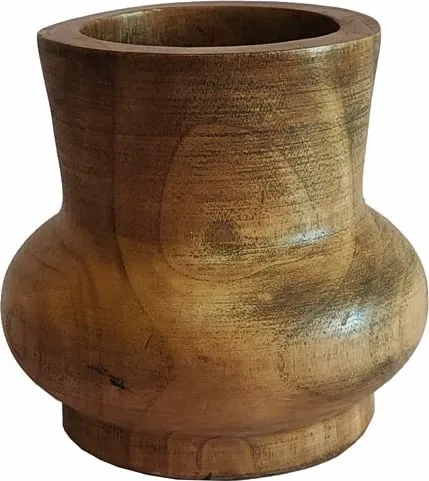 Vazo druri Cedar, ngjyrë kafe, 23x23x21cm - 1