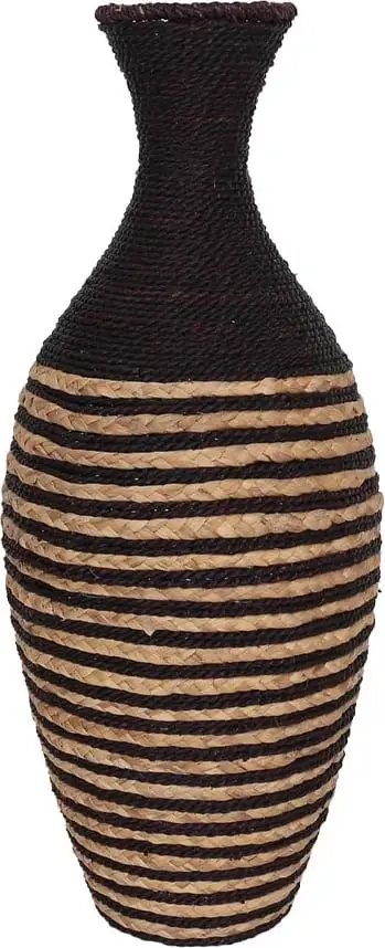 Vazo dekorative Nubia, metal, litar natyral, 25x25x69cm