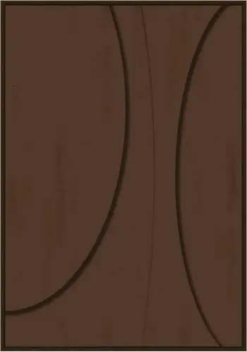 Pikturë dekorative Carnelian, kafe, 80x120x4cm