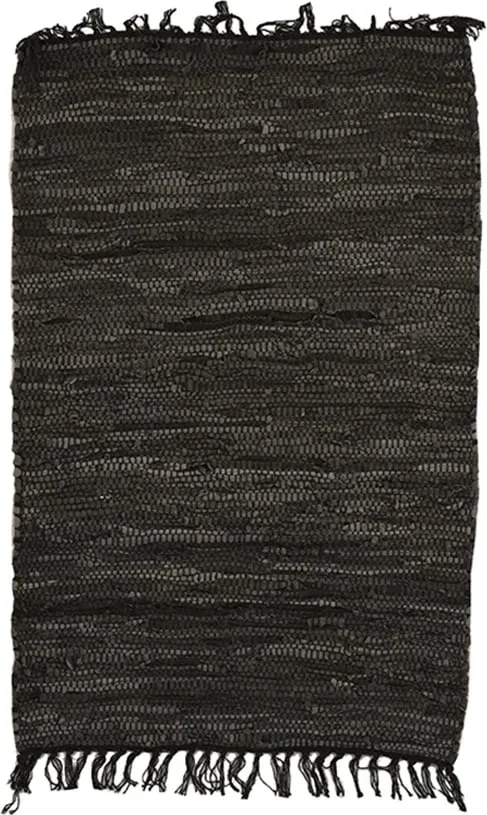 Qilim lëkure, ngjyrë e kaltër, 60x90cm - 1