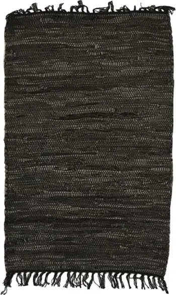 Qilim lëkure, ngjyrë e kaltër, 60x90cm