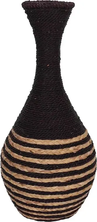 Vazo dekorative Nubia, metal, litar natyral, 24x24x54cm