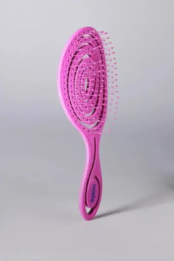 Noelle Eco-Friendly Hairbrush Pink Spiral