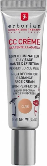 Krem mbulues për fytyrë Erborian CC Cream with Centella Asiatica, 15 ml - 1