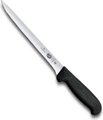 Thikë për prerje filetoje Victorinox Fibrox, e zezë