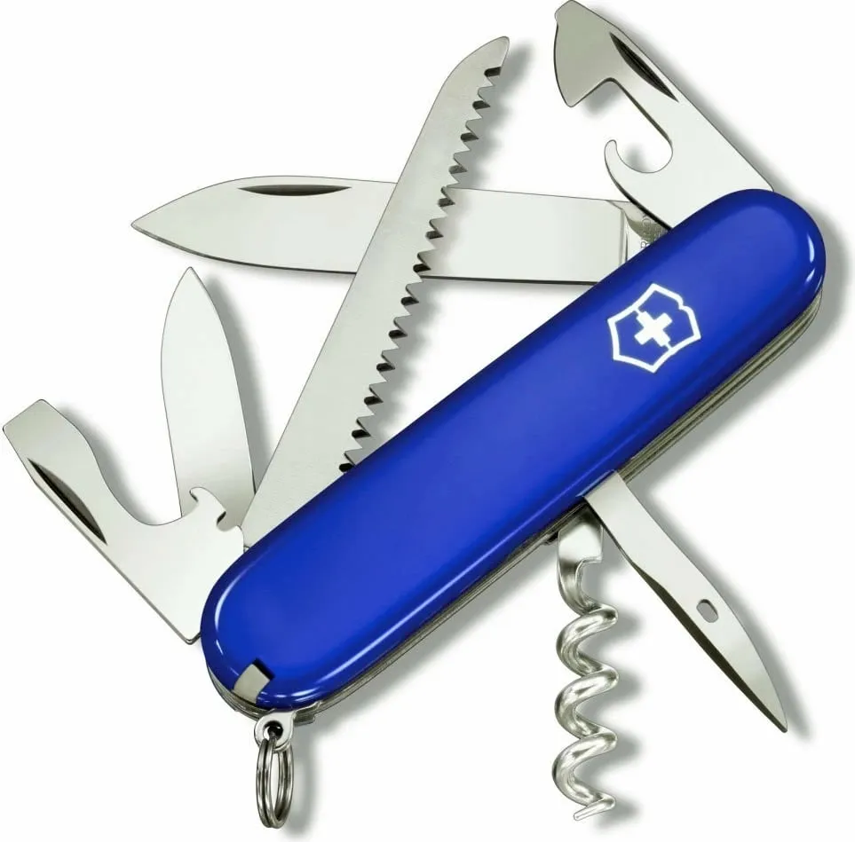 Thikë xhepi Victorinox "Camper", e kaltër, 91mm - 1