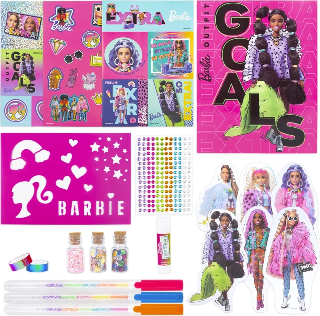 Barbie Extra Fashion Scrapbook Craft Kit - 2