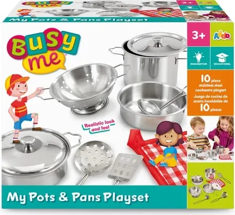 Busy Me My Pots and Pans Playset - 2