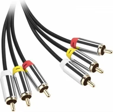 Kabllo GoGEN Cable 3x Cinch/3x Cinch, 5m - 1