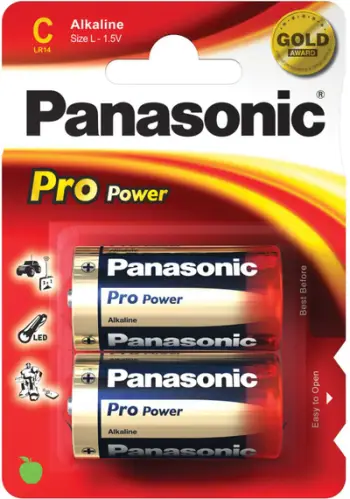 Bateri Panasonic Pro Power C / R14, 2 copë