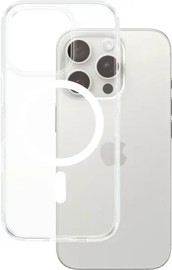 Mbështjellës PanzerGlass HardCase MagSAFE për iPhone 16 Pro, transparent