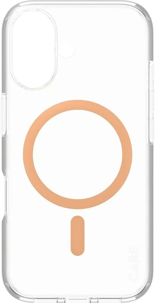 Mbështjellës PanzerGlass CARE Case Flagship Peachy MagSAFE për iPhone 16, transparent - 4