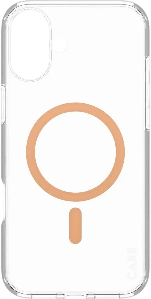 Mbështjellës PanzerGlass CARE Case Flagship Peachy MagSAFE për iPhone 16 Plus, transparent - 4