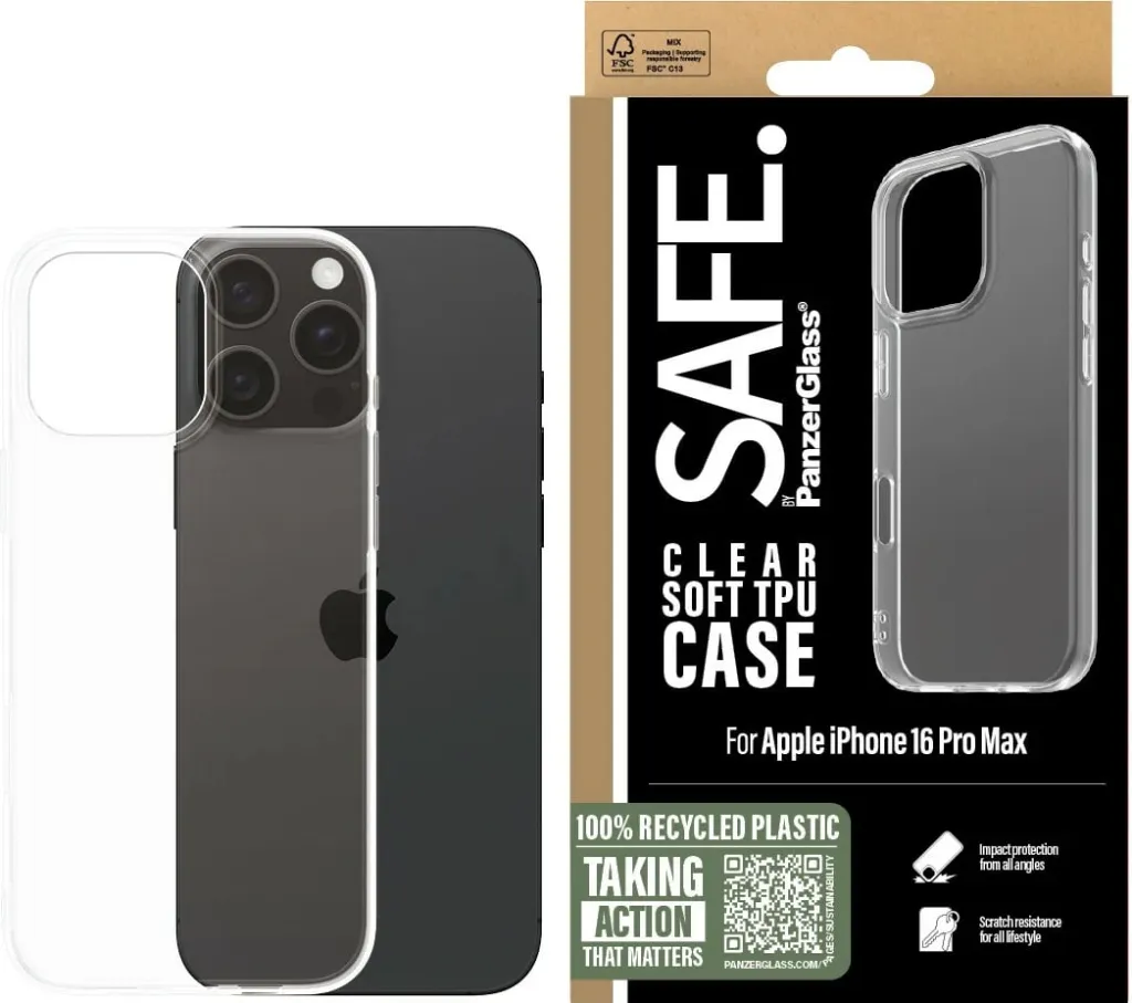 Mbështjellës PanzerGlass për iPhone 16 Pro Max, transparent - 2