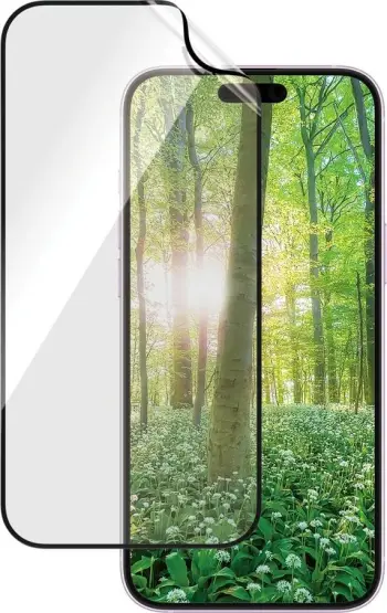 Mbrojtës ekrani PanzerGlass MATRIX për iPhone 16/15 Plus, transparent