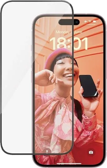 Mbështjellës PanzerGlass 3in1 set për iPhone 15 Plus, transparent - 5