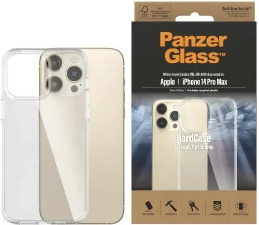 Mbështjellës PanzerGlass HardCase për iPhone 14 Pro Max, transparent - 1