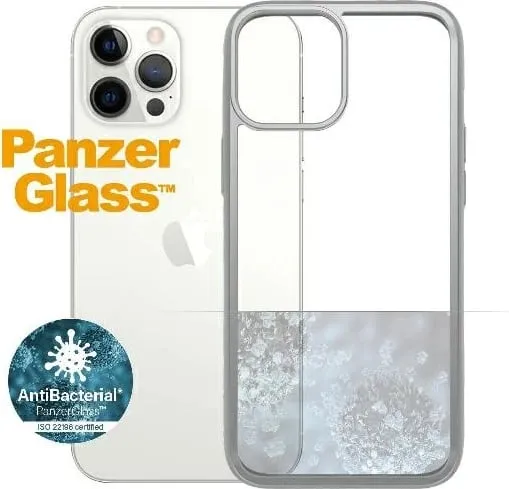 Mbështjellës PanzerGlass ClearCase për iPhone 12 Pro Max, transparent dhe argjendtë - 4