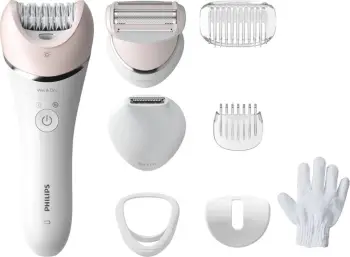 Epilator Philips Series 8000 BRE721/00, bardhë-rozë