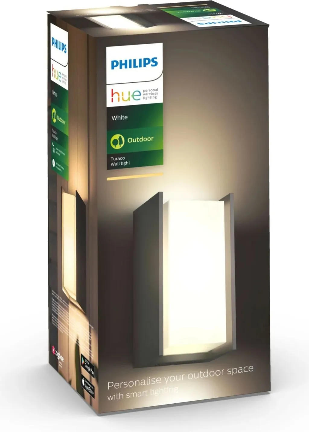 Dritë muri Philips Hue White Turaco, LED, Smart, Anthracite - 4