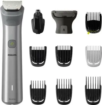 Trimer Philips Multigroom 5000 MG5930/15, argjendtë