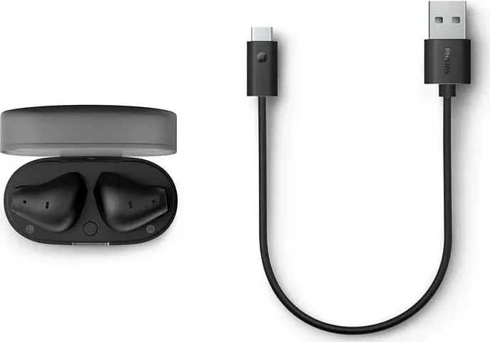 Kufje Philips TAT2139BK/00, True Wireless, Bluetooth 5.3, IPX4, të zeza - 5