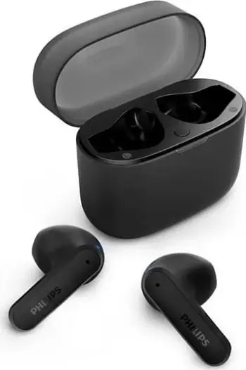 Kufje Philips TAT2139BK/00, True Wireless, Bluetooth 5.3, IPX4, të zeza