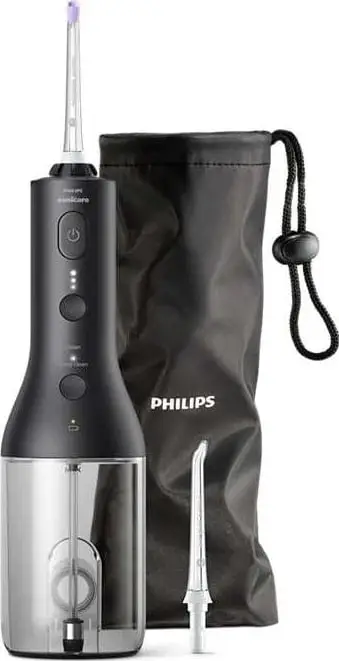 Irigator dhëmbësh Philips Sonicare Power Flosser 3000 HX3826, i zi