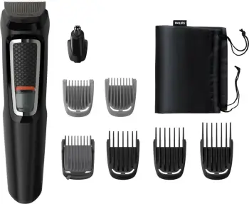 Trimer Philips MULTIGROOM Series 3000 MG3730/15, 8-në-1, i zi