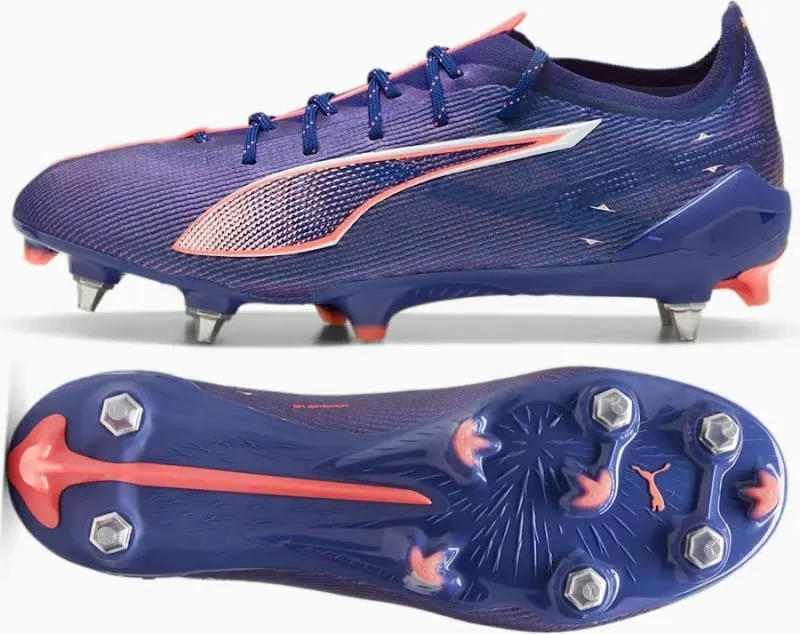 Atlete futbolli Puma për meshkuj, vjollcë dhe blu - 1