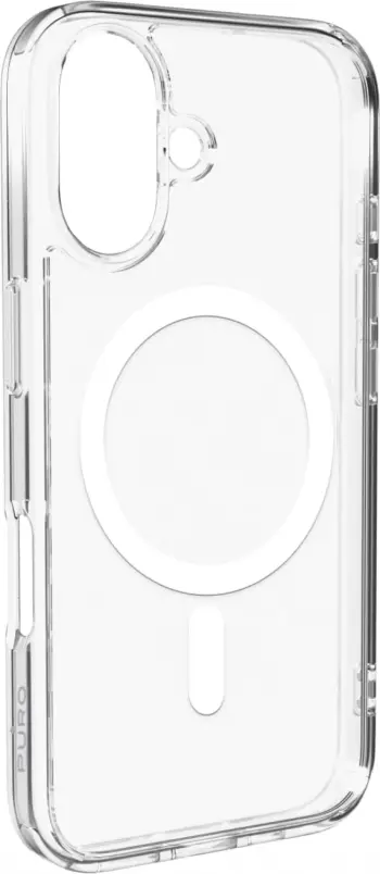 Mbështjellës Puro Lite Mag MagSafe për iPhone 16 Plus, Silikon, Transparent