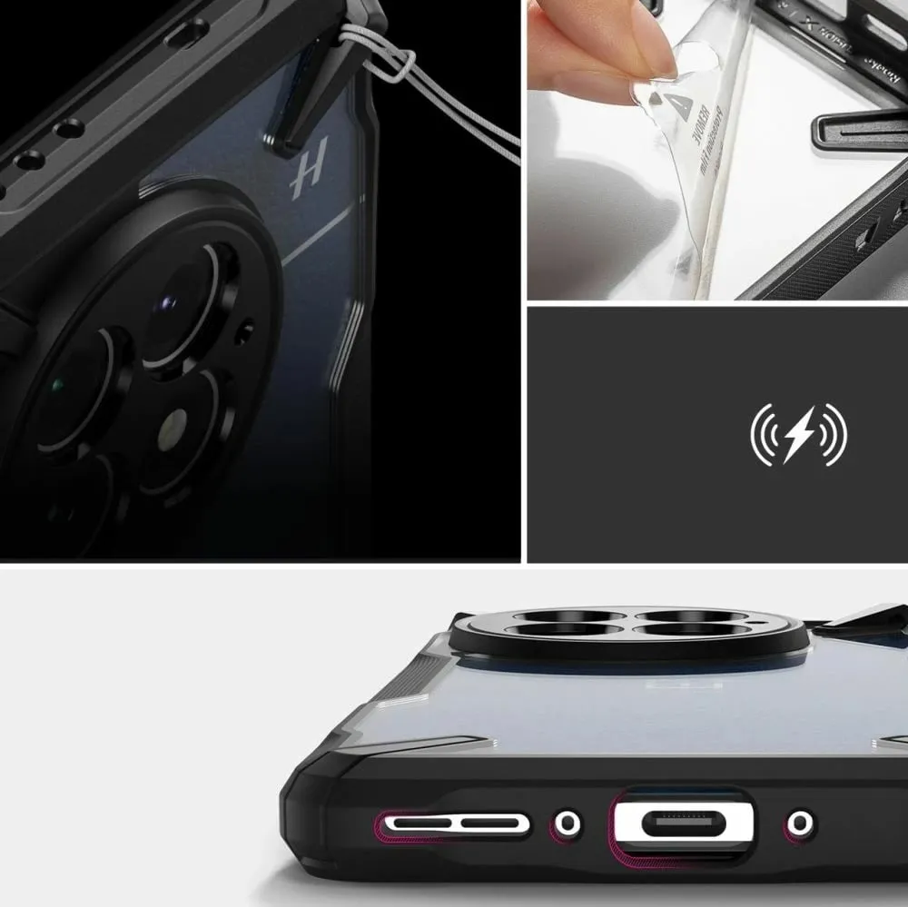 Mbështjellës Ringke Fusion X për OnePlus 13, i zi - 6
