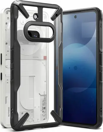 Mbështjellës Ringke Fusion X për Nothing Phone 3A, i zi