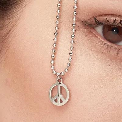 Qafore për femra S'Agapõ Peace Smile SSM002, e argjendtë - 3