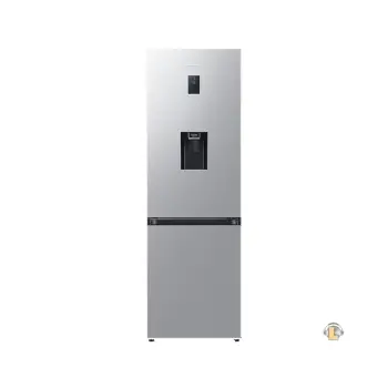 Frigorifer kombinë Samsung RB34C652ESA/EK 385L SpaceMax, ftohje e njëtrajtshme, shpërndarës uji, Metal Graphite