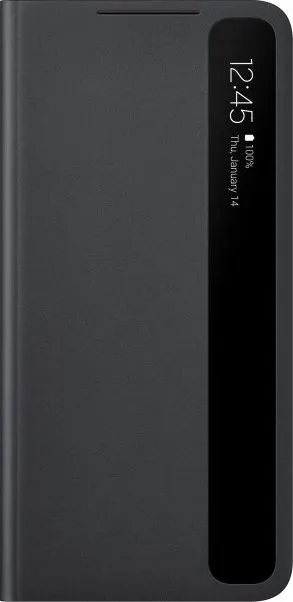 Mbrojtëse Samsung Smart Clear View Cover për Galaxy S21+, e zezë - 1