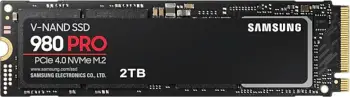 Disk SSD i brendshëm Samsung 980 PRO, 2TB, NVMe/PCIe M.2, 7000 MB/s, i zi