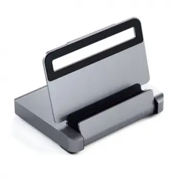 Mbajtëse dhe Hub Satechi Aluminium për iPad Pro, e hirtë