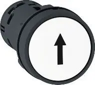 Buton i kontrollit Schneider Electric, 22 mm, i bardhë