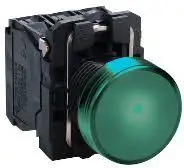 Llambë sinjalizuese Schneider Electric (XB5AVM3), 22 mm, e gjelbër