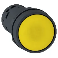 Buton Schneider Electric, i verdhë - 1