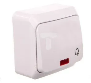 Buton i ziles Schneider Electric, i bardhë - 1
