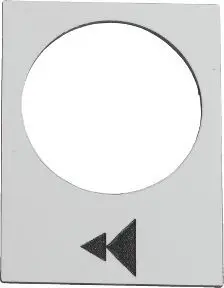 Pllakë përshkrimi Schneider Electric (ZB2BY4903), 30 x 40 mm, e bardhë